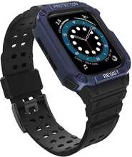 Hurtel silikoonrihm Apple Watch SE/7, must, 38/40/41mm