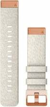 Garmin QuickFit 20mm, Cream, nailon roosa kulla riistvaraga