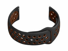 Pacific U11 kummist rihm, must/pruun, 22 mm