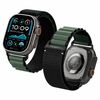 Spigen WBF1 rihm Apple Watch 44/45/46/49 mm, must ja roheline