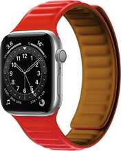 Kellarihm Hurtel Magnetic Strap, Apple Watch 7/8/9 45mm, punane