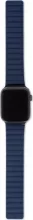 Decoded silikoonist magnetkinnitusrihm Apple Watch 42/44 mm, navy