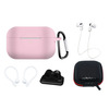 Hurtel silikoonümbris Set, AirPods Pro 2 / AirPods Pro 1, roosa