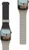 Urban Armor Gear Pathfinder silikoonist kahepoolne magnetkinnitus Apple Watch 42/44/45/46/49mm, must/titaan