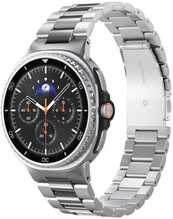 Spigen Modern Fit rihm, Samsung Galaxy Watch 40/44/46 mm, hõbedane