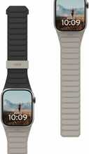 Urban Armor Gear Pathfinder silikoonist kahepoolne magnetkinnitus Apple Watch 42/44/45/46/49mm, must/titaan
