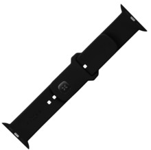 Kellarihmade komplekt Fixed Sporty Strap Set Apple Watch 42/44/45mm, must silikoon