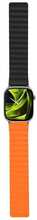 Mobile Origin Magnetic Watch Strap II, Apple Watch 44/45/46/49mm, oranž/must