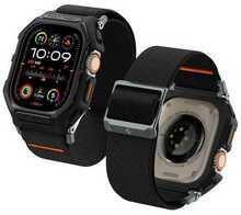 Spigen Lite Fit Pro ümbris rihmaga Apple Watch Ultra 1/2 49mm, matt must