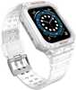 Hurtel silikoonrihm Apple Watch SE/7, 38/40/41mm, läbipaistev