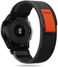Kellarihm Tech-Protect Nylon Garmin Fenix 5/6/6 Pro/7, must/oranž