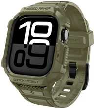 Spigen Rugged Armor Pro rihm Apple Watch 46mm, roheline