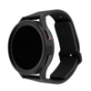 Kellarihmade komplekt Fixed Sporty Strap Set with Quick Release 22mm, must silikoon