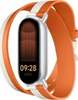 Kellarihm Xiaomi Dual-tone Leather Strap, 140-180mm, valge ja oranž