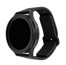 Kellarihmade komplekt Fixed Sporty Strap Set with Quick Release 22mm, must silikoon