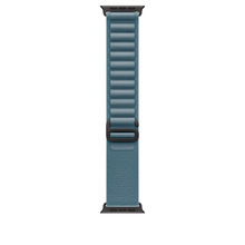 Kellarihm Apple Alpine Loop 49mm, Light Blue, Black Titanium Finish