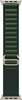 Apple Watch rihm Alpine Loop, 49 mm, suur, tume roheline, naturaalne titaan