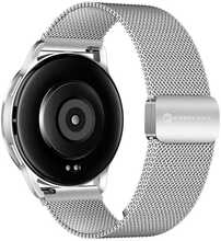 Kellarihm Forcell F-Design FS11 magnetiline roostevabast terasest Samsung Galaxy Watch, 22 mm, hõbe