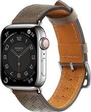 Kellarihm Hurtel Leather Apple Watch SE, 9, 8, 7, 6, 5, 4, 3, 2, 1 (38/40/41 mm), tumepruun