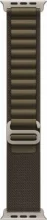 Apple Watch 49mm Dark Olive Alpine Loop, Medium, Natural Titanium Finish, MK7A4ZM/A