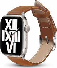 Crong Noble Band nahast rihm Apple Watch 38/40/41 mm, pruun