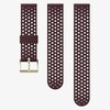 Kellarihm Suunto 20mm Athletic 1 Silicone Strap, burgundy gold