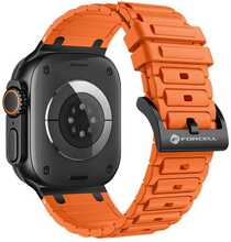 Forcell F-Design FA06 silikoonrihm Apple Watch 38/40/41 mm, oranž