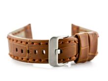 Pacific W49 nahast kellarihm, kaamel, 22 mm, pruun