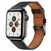 Fusion Accessories nahast rihm Apple Watch 38/40mm, must