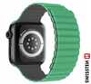 Swissten silikoonist magnetkinnitusrihm Apple Watch 38/40 mm, roheline/hall