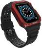 Kaitsev rihmarihm Apple Watch 38/40/41 mm, must/punane