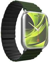 Mobile Origin Magnetic Watch Strap II, Apple Watch 44/45/46/49mm, roheline/must
