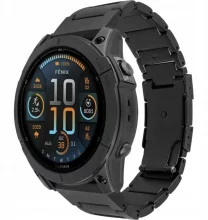 Fixed Titanium käevõru Garmin QuickFit 22 mm, must