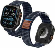 Spigen WBF0 rihm Apple Watch 44/45/46/49mm, tumesinine