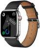 Forcell F-Design FA20, Apple Watch 42/44/45/49 mm, must nahast rihm