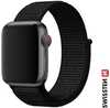 Swissten Nylon Band Apple Watch 42/44/45/49 mm, must