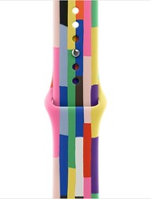 Apple MFFP4ZM/A Pride Edition, mitmevärviline fluoroelastomeerist kellarihm