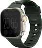 Uniq Stride FKM kummist rihm Apple Watch Series 1-9 / SE / SE2 / Ultra 1 / 2 / 3, roheline