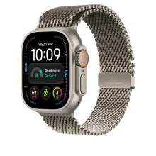 Apple 49mm Natural Titanium Milanese Loop - Small, MK0A4ZM/A