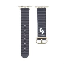 Connect Watch 38/40/41 mm mereline nahast kellarihm, tumesinine