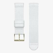 Kellarihm Suunto 20mm Braided White/Gold, SS050375000