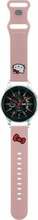 Hello Kitty silikoonist kellarihm Kitty Head HKUWLSCHBLP, 22 mm, roosa