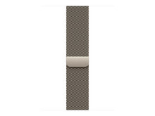 Kellarihm Apple Milanese Loop 46mm Natural S/M, MGJ24ZM/A, hõbe
