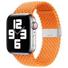 Kellarihm Hurtel Braided Fabric Strap, Apple Watch 42/44/45/49 mm, oranž