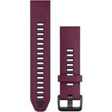 Garmin QuickFit 20, 010-13391-04, silikoonrihm, merlot/graphite
