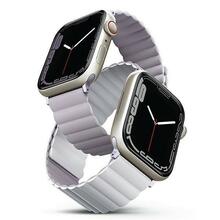 Uniq Revix magnetiline rihm Apple Watch 1/2/3/4/5/6/7/8/9/SE/SE2/Ultra/Ultra 2, lilla-valge, 42/44/45/49mm