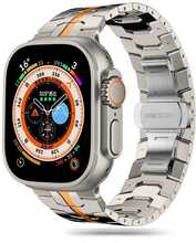 Tech-Protect Stainless Line kellarihm Apple Watch 4/5/6/7/8/9/SE/Ultra 1/2 (42/44/45/49 mm), titanium orange