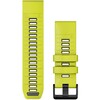 Garmin QuickFit 26, 010-13393-08, kollane/must silikoonrihm