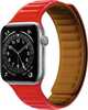 Kellarihm Hurtel Magnetic Strap Apple Watch 7/8/9 41mm, punane