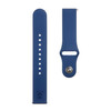 Kellarihm Tactical 20mm Silicone Watch Strap, tumesinine